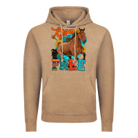 Vintage Coffee roam free galloping Vintage Hoodie - Artiststas