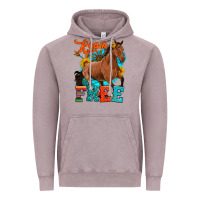 Roam Free Galloping Vintage Hoodie | Teevron
