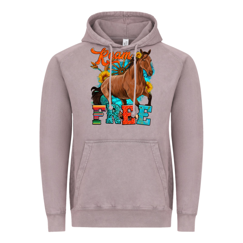 Roam Free Galloping Vintage Hoodie by Artiststas | Teevron