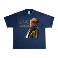 Navy Charlie Wilson Urban Heavy Tee - linhVisuals