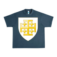 Midnight Navy arms of the kingdom of jerusalem Urban Heavy Tee - linhVisuals
