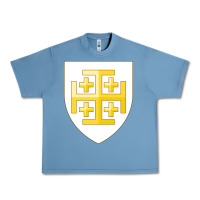 Pebble Blue arms of the kingdom of jerusalem Urban Heavy Tee - linhVisuals