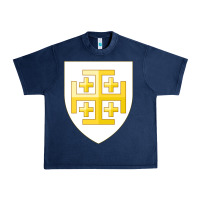 Navy arms of the kingdom of jerusalem Urban Heavy Tee - linhVisuals