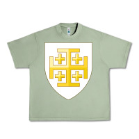 Oil Green arms of the kingdom of jerusalem Urban Heavy Tee - linhVisuals