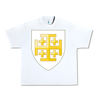 White arms of the kingdom of jerusalem Urban Heavy Tee - linhVisuals