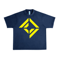 Navy corridor crew Urban Heavy Tee - linhVisuals