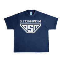 Navy das sound machine Urban Heavy Tee - linhVisuals