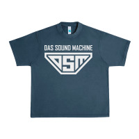 Midnight Navy das sound machine Urban Heavy Tee - linhVisuals