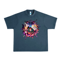 Midnight Navy kimetsu no yaibathe hinokami chronicles Urban Heavy Tee - linhVisuals