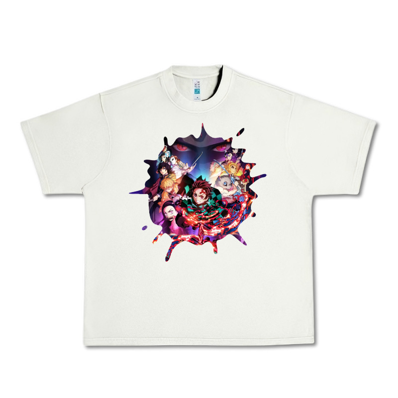 Kimetsu No Yaibathe Hinokami Chronicles Urban Heavy Tee by linhVisuals | Teevron