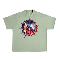 Oil Green kimetsu no yaibathe hinokami chronicles Urban Heavy Tee - linhVisuals