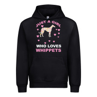 Black Just A Girl Who Loves Whippets Urban Hoodie - Bettercallsaul
