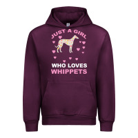 Mauve Wine Just A Girl Who Loves Whippets Urban Hoodie - Bettercallsaul