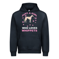 Navy Just A Girl Who Loves Whippets Urban Hoodie - Bettercallsaul