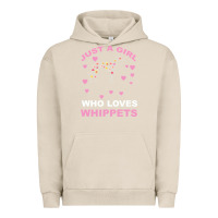 Pigment French Oak Just A Girl Who Loves Whippets Urban Hoodie - Bettercallsaul