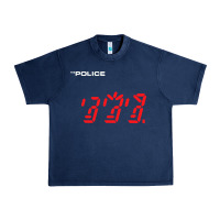 Navy the police   ghost in the machine Urban Heavy Tee - linhVisuals