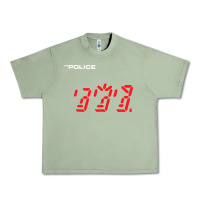 Oil Green the police   ghost in the machine Urban Heavy Tee - linhVisuals