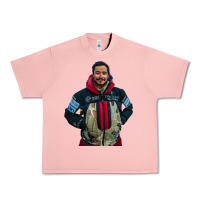 Salmon nimsdai purja Urban Heavy Tee - linhVisuals