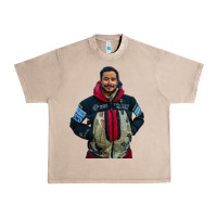 French Oak nimsdai purja Urban Heavy Tee - linhVisuals