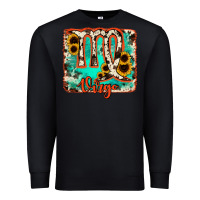 Black virgo turquoise cowhide Premium Sweatshirt - RanaPortraitStore