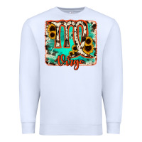 White virgo turquoise cowhide Premium Sweatshirt - RanaPortraitStore