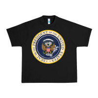 Black fake presidential seal Urban Heavy Tee - linhVisuals