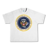 Lunar Rock fake presidential seal Urban Heavy Tee - linhVisuals