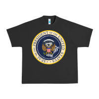 Pigment Black fake presidential seal Urban Heavy Tee - linhVisuals
