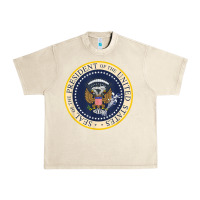 Sandshell fake presidential seal Urban Heavy Tee - linhVisuals
