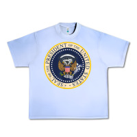 Grape Ice fake presidential seal Urban Heavy Tee - linhVisuals
