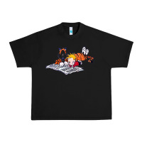 Black calvin Urban Heavy Tee - linhVisuals