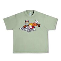 Oil Green calvin Urban Heavy Tee - linhVisuals