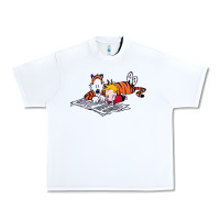 White calvin Urban Heavy Tee - linhVisuals