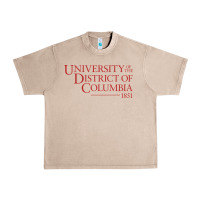French Oak University of the District of Columbia Urban Heavy Tee - linhVisuals