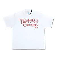 White University of the District of Columbia Urban Heavy Tee - linhVisuals