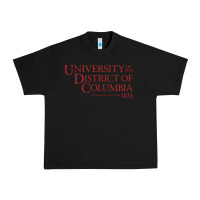 Black University of the District of Columbia Urban Heavy Tee - linhVisuals