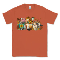 Copper Cows And Coffee Classic Tee - FaDigitalArtStudio