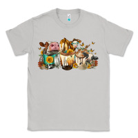 Moon Dust Cows And Coffee Classic Tee - FaDigitalArtStudio