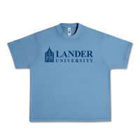 Pebble Blue Lander University Urban Heavy Tee - linhVisuals