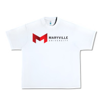 White Maryville University Urban Heavy Tee - linhVisuals