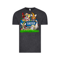 Vintage Black easter Vintage Tee - CowhideDigitalArt