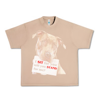 Burro pitbull t  shirt i sit for you will you stand for me t  shirt Urban Heavy Tee - linhVisuals