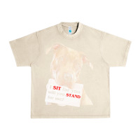 Sandshell pitbull t  shirt i sit for you will you stand for me t  shirt Urban Heavy Tee - linhVisuals