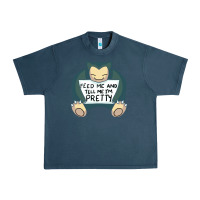 Midnight Navy feed me snrlx Urban Heavy Tee - linhVisuals