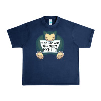 Navy feed me snrlx Urban Heavy Tee - linhVisuals