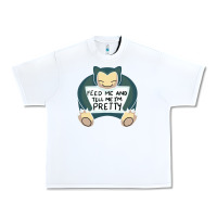 White feed me snrlx Urban Heavy Tee - linhVisuals