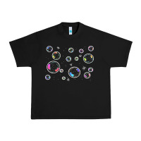 Black bubbles t  shirt bubbles t  shirt Urban Heavy Tee - linhVisuals