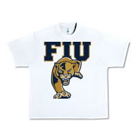 White fiu panthers Urban Heavy Tee - linhVisuals
