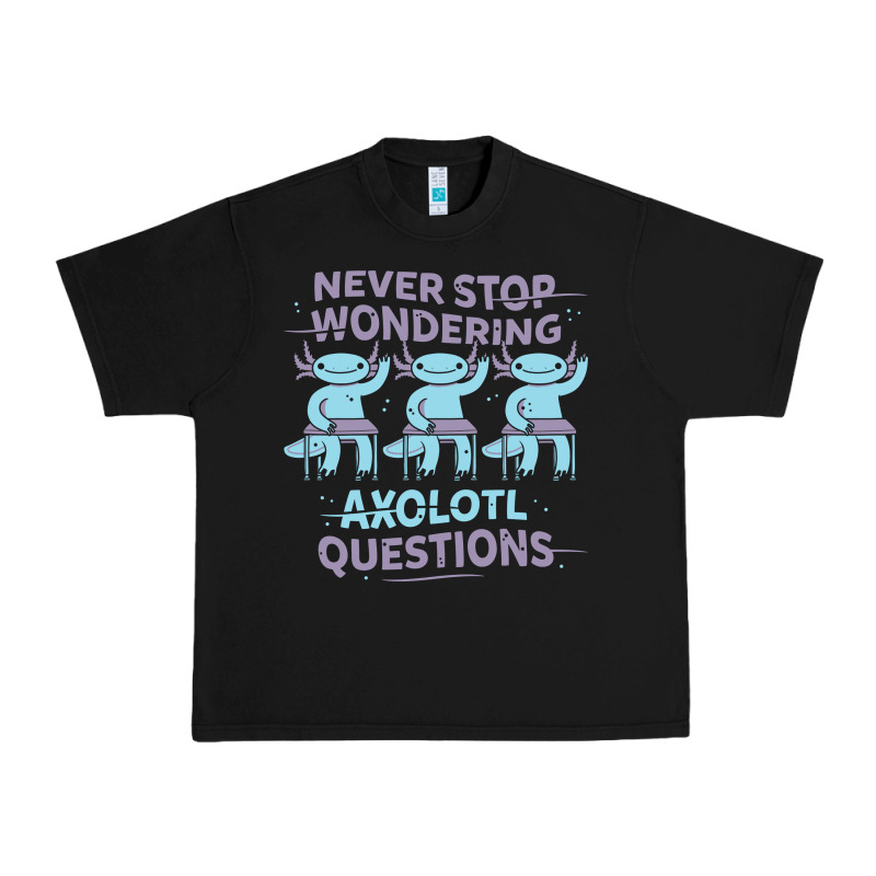 Axolotl Questions Urban Heavy Tee by linhVisuals | Teevron