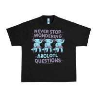 Black axolotl questions Urban Heavy Tee - linhVisuals